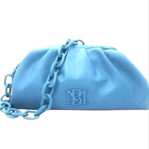 Badgley Mischka Blue Clutch Bag